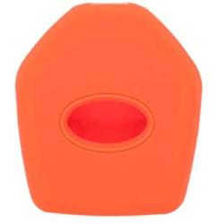 SEGADEN Silicone Cover Protector Case Holder Skin Jacket Compatible with SUBARU 3 Button Remote Key Fob CV4253 Orange