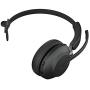 Jabra Evolve2 65 Wireless Headset USB-C Mono MS w/Stand, Bluetooth Dongle, Compatible with Zoom, Webex, Skype, Smartphones, Tablets, PC/MAC, 26599-899-889, Global Teck Gold Support Plan Included