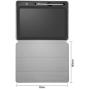 LCD Writing Tablet, CouHaP 10 inch Electronic Writing & Drawing Pads for Kids & Adults, Portable Erasable Board with Protective Case, Digital Handwriting Pad for Home, School and Office Use- Black