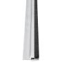 uxcell Door Bottom Sweep H-Shape Aluminum Alloy Base with 0.4-inch Black Nylon Brush 39-inch x 1.5-inch