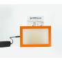 Switchable Smart Glass Sample Electronic PDLC Smart Film Laminated with Low Iron Glass (7 x 4.5 inch)