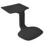 ECR4Kids - ELR-15810-BK The Surf Portable Lap Desk, Flexible Seating for Homeschool and Classrooms, One-Piece Writing Table for Kids, Teens and Adults, GREENGUARD [Gold] Certified, Black