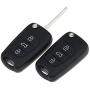 2Pcs/Set 3 Buttons Remote Key Fob Shell Cases With 2 Switch Compatible With Hyundai I30 I20 Elantra