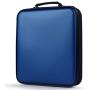 COOFIT CD Case, 160 Capacity DVD Storage DVD Case VCD Wallets Storage Organizer Flexible Plastic Protective DVD Storage Blue