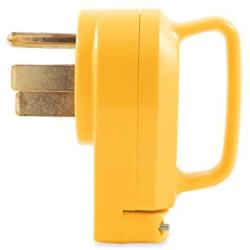 Camco PowerGrip Replacement Plug- Transform Your RV Plug Into a Safe and Durable PoweGrip Cord 50 AMP (55255)