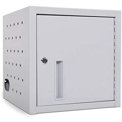 Luxor Office Clasroom Library 8 Tablet Wall / Desk Charging Station - Gray