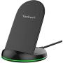 Yootech Wireless Charger Qi-Certified 10W Max Wireless Charging Stand, Compatible with iPhone SE 2020/11 Pro Max, Galaxy S21/S20/Note 10 Plus/S10/S10 Plus(No AC Adapter)