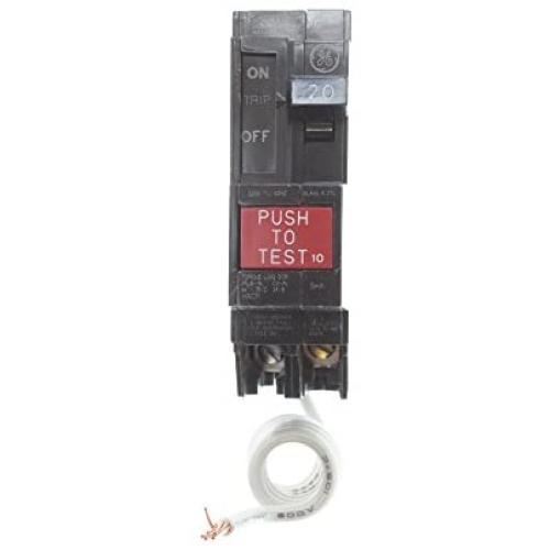 General Electric THQL1120GF Ground Fault Circuit Breaker, 1-Pole, 20-Amp, 120V