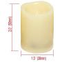 10 Pack Battery Operated Electric Flameless LED Votive Candles with Remote and Timer Realistic Flickering Set Bulk for Black Friday Christmas New Year Wedding Party Decorations Batteries Included