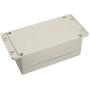 LeMotech Waterproof Dustproof IP65 ABS Plastic Junction Box Universal Electric Project Enclosure Pale Gray and Fix ed Ear 6.2 x 3.54 x 2.51inch (158 x 90 x 64 mm)