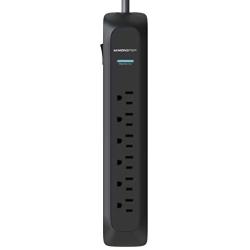 Monster Power Strip Surge Protector - Heavy Duty Protection for 6 Plug-ins - Ideal for Computers, Home Theatre, Home Appliance and Office Equipment