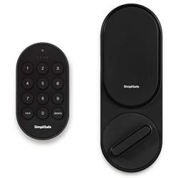 SimpliSafe Smartlock (Black) - Compatible with SimpliSafe Home Security System (New Gen)