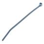 Panduit PLT2S-C86 Pan-Ty Cable Tie, Metal Detectable Nylon 6.6, Standard Cross Section, Curved Tip, 50lbs Min Tensile Strength, 1.85'' Max Bundle Diameter, .057'' Thickness, .190'' Width, 7.3'' Length (Pack of 100)