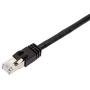 Amazon Basics RJ45 Cat 7 High-Speed Gigabit Ethernet Patch Internet Cable, 10Gbps, 600MHz - Black, 1-Foot