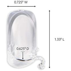 Command Outdoor Rope Light Clips, Clear (17301CLRAW-ES)