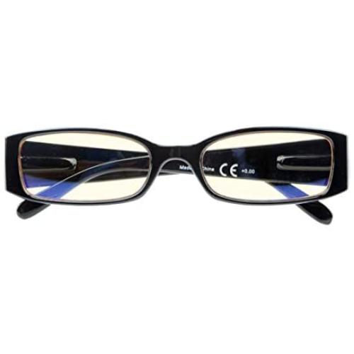 Computer Glasses for Women with Yellow Blue Light Filter Lens Reading Eyeglasses
