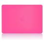 TOP CASE - Classic Series Rubberized Hard Case Compatible MacBook 12'' Retina Display Model A1534 (Release 2015) - Hot Pink