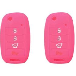 Smart Key Fob Covers Case Protector Keyless Remote Holder for 2019 2020 Kia Sorento Sportage Rio Soul Forte Optima Carens （Not Fit Smart Key Fob）