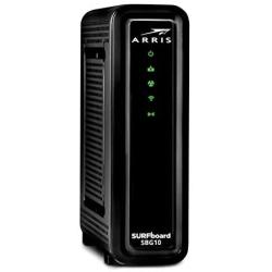 ARRIS SURFboard SBG10 DOCSIS 3.0 Cable Modem & AC1600 Dual Band Wi-Fi Router, Approved for Cox, Spectrum, Xfinity & others (black)