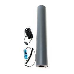 Bertech ESD Three Layer Vinyl Mat Kit (Made in USA), 2 Feet Wide x 3 Feet Long x 0.094 Inches Thick, Gray, Includes a Wrist Strap and Grounding Cord, RoHS and REACH Compliant