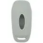SEGADEN Silicone Cover Protector Case Holder Skin Jacket Compatible with FORD Fusion 4 Button Flip Remote Key Fob CV2711 Gray