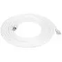 Amazon Basics RJ45 Cat 7 High-Speed Gigabit Ethernet Patch Internet Cable, 10Gbps, 600MHz - White, 20-Foot