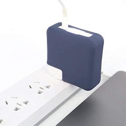 Premium Silicone Charger Cover Compatible with MacBook Pro 13 (Model: A2251/2289/A2338, 2020+), MacBook Pro 13 (Model:A1425/A1502/A1706/A1708/A1989/A2159, 2011-2020) - Navy Blue