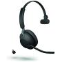 Jabra Evolve2 65 Wireless Headset USB-C Mono UC, Bluetooth Dongle, Compatible with Zoom, Webex, Skype, Smartphones, Tablets, PC/MAC, 26599-889-899 (Black), Global Teck Gold Support Plan Included