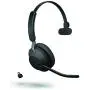 Jabra Evolve2 65 Wireless Headset USB-C Mono MS, Bluetooth Dongle, Compatible with Zoom, Webex, Skype, Smartphones, Tablets, PC/MAC, 26599-899-899 (Black), Global Teck Gold Support Plan Included