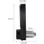 FTVOGUE Code Security Lock Touch Digital Keypad Electronic Deadbolt Lock Password Key Access Lock Security Cabinet Coded Locker (L=30)
