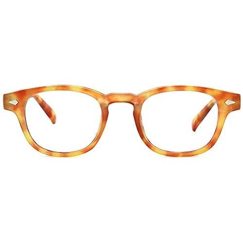 JiSoo Blue Light Reading Glasses Women 2.5 Trendy,Stylish Blue Light Readers 2.5, Computer Reading Glasses Blue Light Blocking, Tortoise