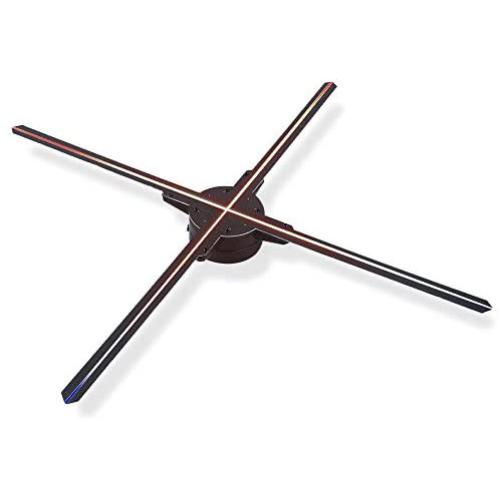 GIWOX Upgrade Holo65SD+ 3D Hologram Fan Display, 25.6Inch Large Size and 960P High Pixel, 960 Led Beads and Audio,Holographic Advertising is Perfect for Trade Show,Store Display