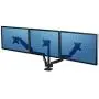 Fellowes Platinum Series Adjustable Triple Monitor Arm (8042601), Black