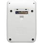Calculator,ONXE DC116 Standard Function Desktop Calculator with Dual Power Supply and 12-bit Large Display (White)