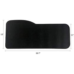 Large Gaming Mouse Pad Professional Extended Curved Mousepad Waterproof Computer Laptop Keyboard Desk Mat with Stitched Edges Anti Slip Rubber Base for Gamer School Office Home (Colorful Gun)