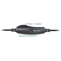 Office Headset Headphones + Adjustable Volume + Mute Control for Cisco IP Telephone 7940 7960 7970 7962 7975 7961 7971 7960 8841 M12 M22 and All Series