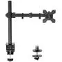 MOUNTUP Single Monitor Desk Mount, Height Adjustable Computer Monitor Stand Mount, Full Motion Monitor Arm Desk Mount Fits 13 to 27 Inch Screens, with C-Clamp and Grommet Base, VESA 75x75/100x100