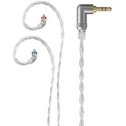 FiiO LC-3.5D 3.5mm High-Purity Monocrystalline Silver Litz MMCX Replacement Cable for Shure SE215 SE315 SE846 SE535 SE425/JVC/FiiO FH5 FA7 FH7