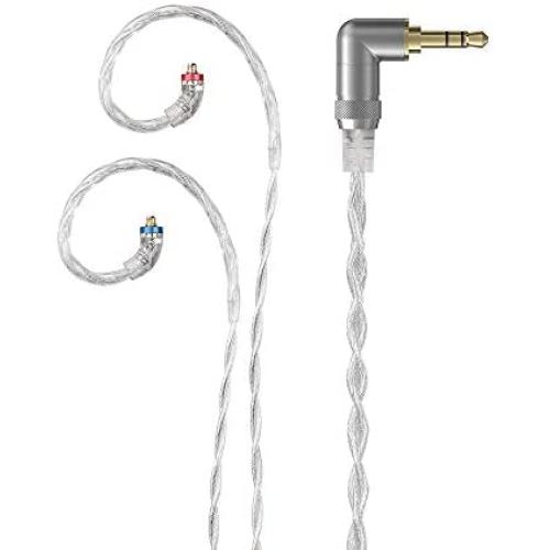FiiO LC-3.5D 3.5mm High-Purity Monocrystalline Silver Litz MMCX Replacement Cable for Shure SE215 SE315 SE846 SE535 SE425/JVC/FiiO FH5 FA7 FH7