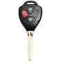 VOFONO New Entry Remote Key Fob Fit for Toyota Rav4 2006-2010/Scion XB 2008-2013 Vehicles That Use HYQ12BBY with 4D67 Chip (2 Pack)