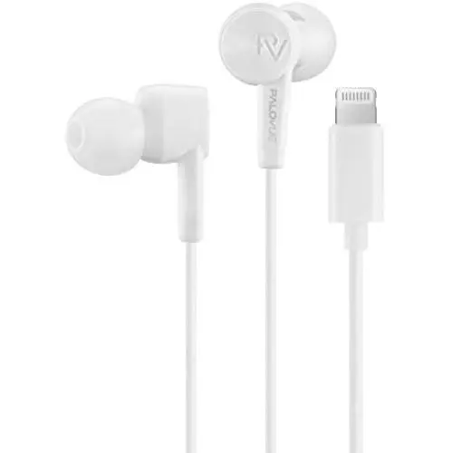 PALOVUE Lightning Headphones Earphones Earbuds Compatible iPhone 12 11 Pro Max iPhone X XS Max XR iPhone 8 Plus iPhone 7 Plus MFi Certified with Microphone Controller SweetFlow White