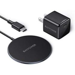 RAVPower Magnetic Wireless Charger iPhone 12 Charger【Mini Type C PD Adapter Included】 Fast Wireless Charging Pad Compatible with MagSaf-e Stand iPhone 12 Pro Max/Mini/AirPods Pro