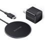 RAVPower Magnetic Wireless Charger iPhone 12 Charger【Mini Type C PD Adapter Included】 Fast Wireless Charging Pad Compatible with MagSaf-e Stand iPhone 12 Pro Max/Mini/AirPods Pro
