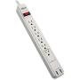 Tripp Lite 6 Outlet Surge Protector Power Strip 6ft Cord 990 Joules Dual USB Charging LED & INSURANCE (TLP606USB)
