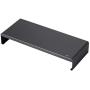 Monoprice Metal Multimedia Desktop Stand- 7.9 x 19.3 Inches - Black | Raised 3.2 Inches, Monitor Stand & Riser, Laptop Stand - WorkstreamCollection