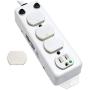 Tripp Lite Medical Grade Power Strip for Patient Care Vicinity, 4 Hospital-Grade Outlets, 120V, 15 ft. Right-Angle Cord, UL 1363A, White (PS-415-HG-OEMRA)