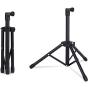 T-SIGN IPad Tripod Stand Reinforced Floor Tablet Mount, Foldable Adjustable Height for iPad Mini, iPad Air, and More 7 to 13 Inch Ipads, Phone Holder, Carrying Case, Bluetooth Remote Control