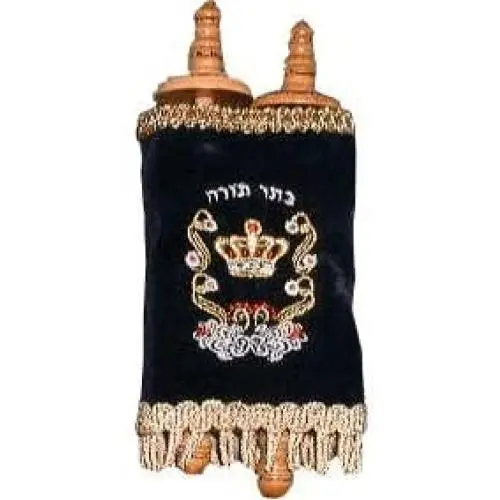Mini Sefer Torah with Assorted Color Velvet Covers - Small 8''