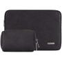PU Leather Padded Laptop Bag HBLOOMYST 13 14 15 Inch Frosted Protective Notebook Sleeve Computer Case Cover
