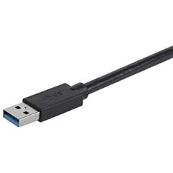 StarTech.com USB 3.0 to DVI Adapter with 1 Port USB Hub - 1920x1200 - External Video & Graphics Card - Dual Monitor Display Adapter - Supports Windows (USB32DVIEH)